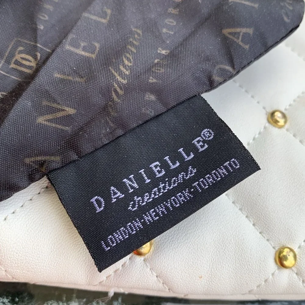 Danielle Crème with Gold makeup Bag wallet